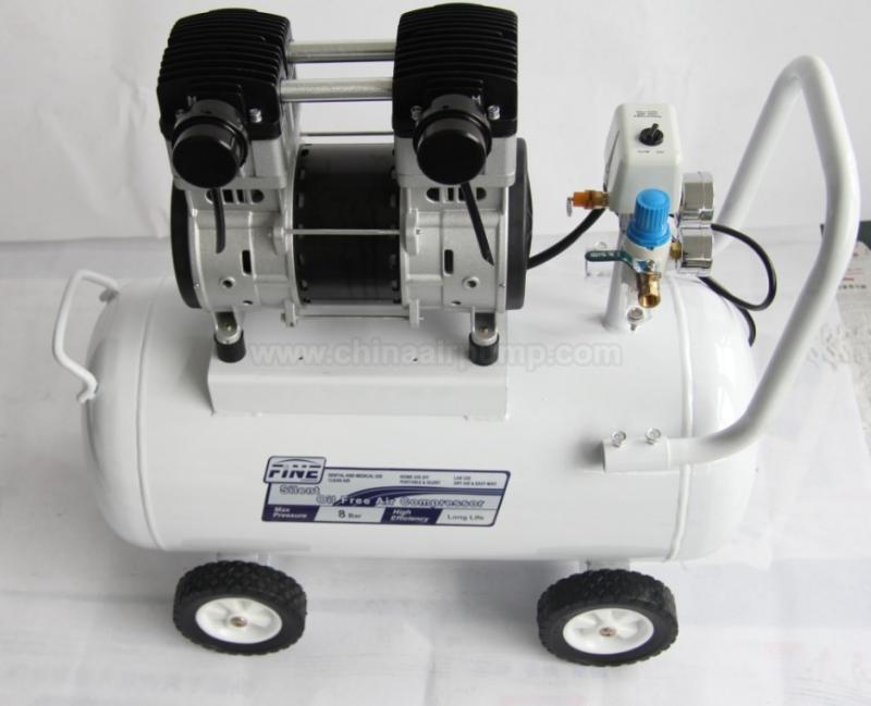 1100W/1500W-3-120L Oil Free and Silent Air Compressor - China